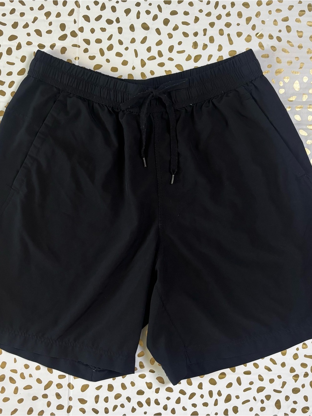 Nike Black Athletic Drawstring Shorts